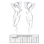 PASSION - CONJUNTO DE SUTIÃ + TANGA BELISSANA BRANCO P/M
