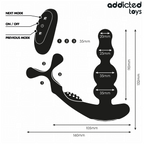 ADDICTED TOYS - MASSAGEADOR DE PRÓSTATA GIRATÓRIO COM CONTROLE REMOTO
