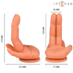 INTENSE - ESTIMULADOR DE PONTO G LEELA MÃO FLEXÍVEL 12,6 CM