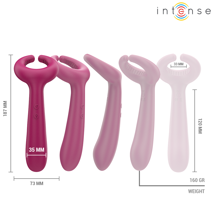 INTENSE - VIBRADOR DE CASAL INCLUSIVO ROWAN