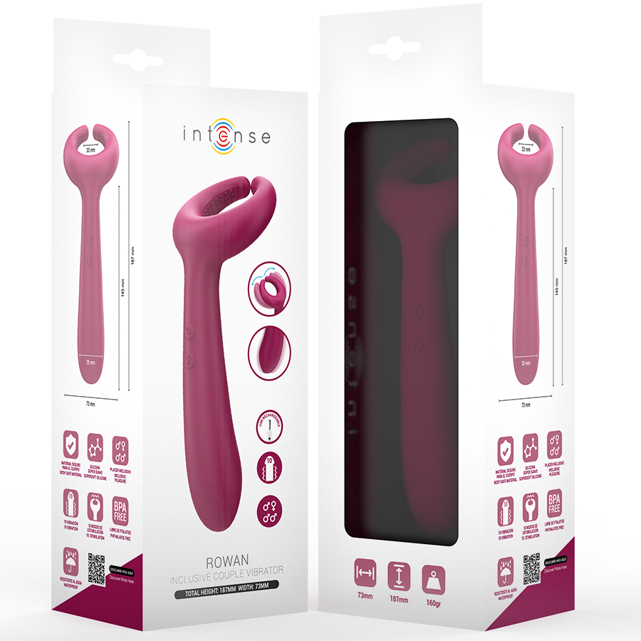 INTENSE - VIBRADOR DE CASAL INCLUSIVO ROWAN