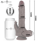 MR INTENSE - MORGAN BONECA REALISTA MULTIFUNCIONAL COM VIBRAÇÃO E CONTROLE REMOTO PARA CIMA E PARA BAIXO 23 CM -O- 3,5 CM