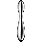 SATISFYER - PURE GRAVITY 2 DILDO DE AÇO INOXIDÁVEL COM DUAS EXTREMIDADES