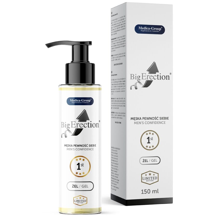 MEDICA GROUP - GEL ÍNTIMO PARA EREÇÃO MASCULINA BIG ERECTION 150 ML