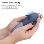 WOMANIZER - VIBE VIBRADOR SILENCIOSO DE USO À DIRETA AZUL ESCURO