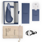 WOMANIZER - VIBE VIBRADOR SILENCIOSO DE USO À DIRETA AZUL ESCURO
