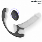 ADDICTED TOYS - PLUG ANAL COM VIBRAÇÃO, OSCILAÇÃO 360º E ESTIMULADOR DE TESTÍCULOS