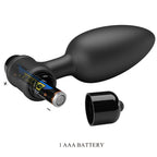 MR PLAY - PLUG ANAL SUPER POWER COM VIBRAÇÃO