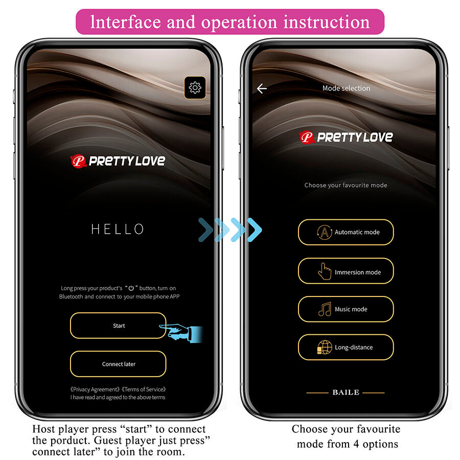 PRETTY LOVE - DORA VIBRADOR INVISÍVEL COM APLICATIVO GRÁTIS