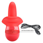 PRETTY LOVE - OBELIA VIBRADOR DE LÍNGUA COM MOVIMENTO ORBITAL