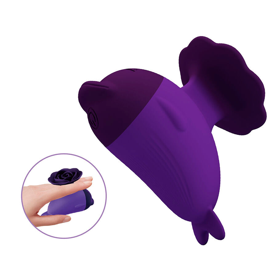 PRETTY LOVE - DOLPHIN MINI VIBRADOR COM CLIP