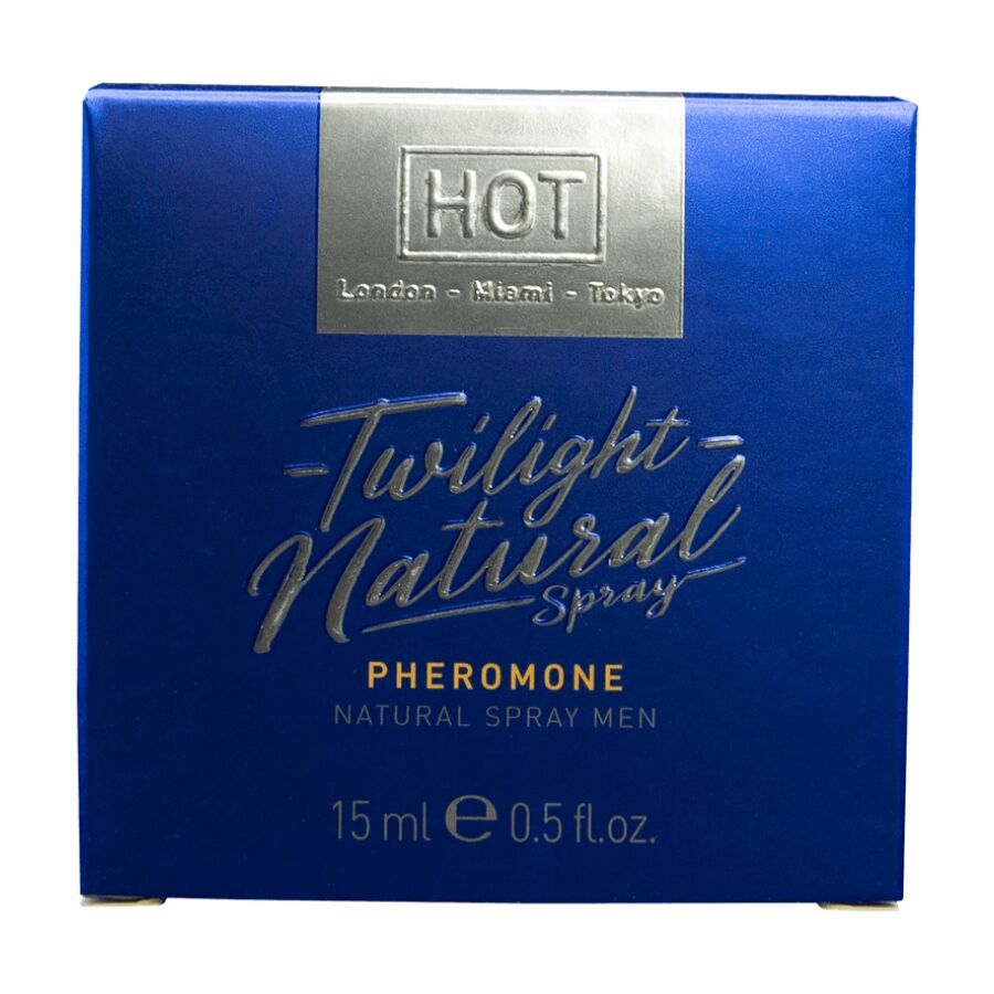 HOT - FEROMÔNIO CREPÚSCULO NATURAL PARA HOMENS 15 ML