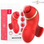 INTENSE - ESTIMULADOR DE PATTY COM 4 PONTAS, SUCÇÃO, TOQUES, CÓCEGAS E LAMBIDAS