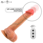 MR INTENSE - LOGAN VIBRADOR COM EFEITO DE CALOR E CONTROLE REMOTO 20 CM -Ø- 4,1 CM