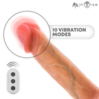 MR INTENSE - LOGAN VIBRADOR COM EFEITO DE CALOR E CONTROLE REMOTO 20 CM -Ø- 4,1 CM