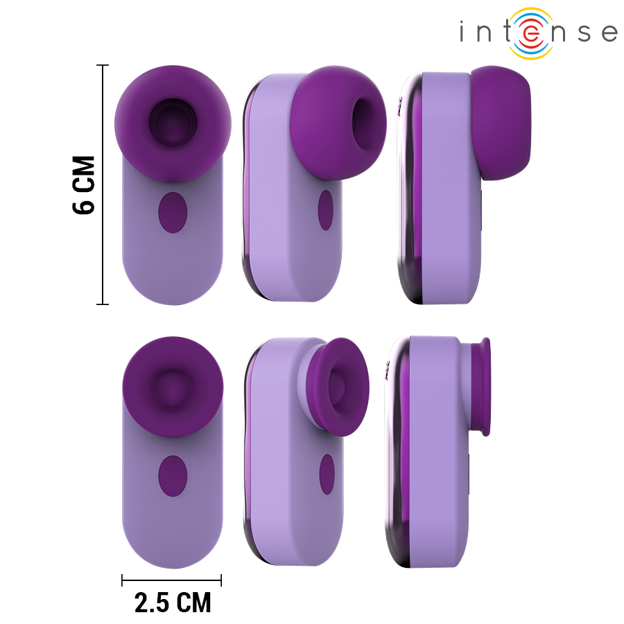 INTENSE - ESTIMULADOR DE CLITÓRIS SABRINA ROXO