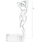 PASSION - MULHER BS017 BODYSTOCK BRANCO TAMANHO ÚNICO