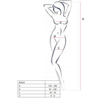 PASSION - WOMAN BS024 BODYSTOCKING PRETO TAMANHO ÚNICO