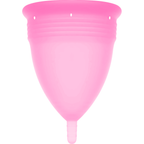 STERCUP - COPO MENSTRUAL DE SILICONE FDA ROSA - TAMANHO L