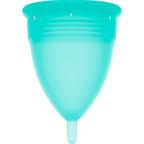STERCUP - COPO MENSTRUAL DE SILICONE FDA AQUAMARINE - TAMANHO S