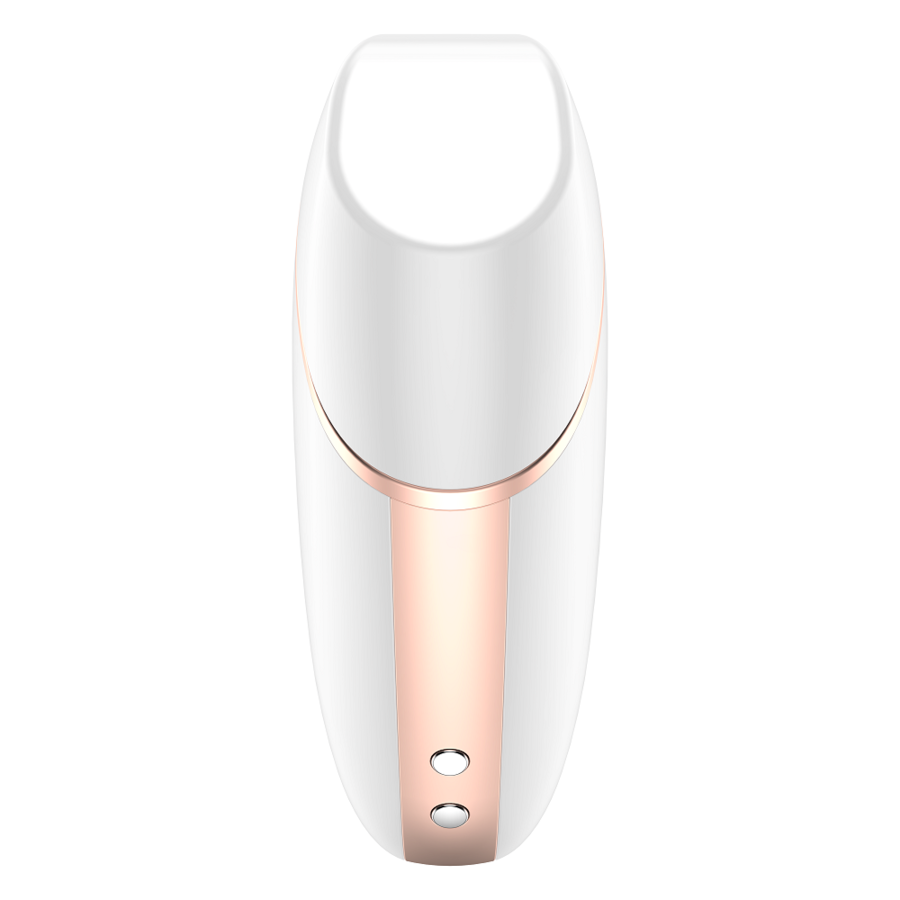 SATISFYER - ESTIMULADOR E VIBRADOR LOVE TRIANGLE BRANCO