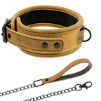 FETISH SUBMISSIVE ORIGIN - COLAR DE CORRENTE COM FORRO DE NEOPRENE