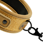 FETISH SUBMISSIVE ORIGIN - COLAR DE CORRENTE COM FORRO DE NEOPRENE