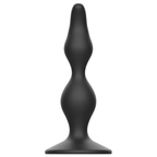 ADDICTED TOYS - PLUG SEXUAL ANAL 12 CM PRETO